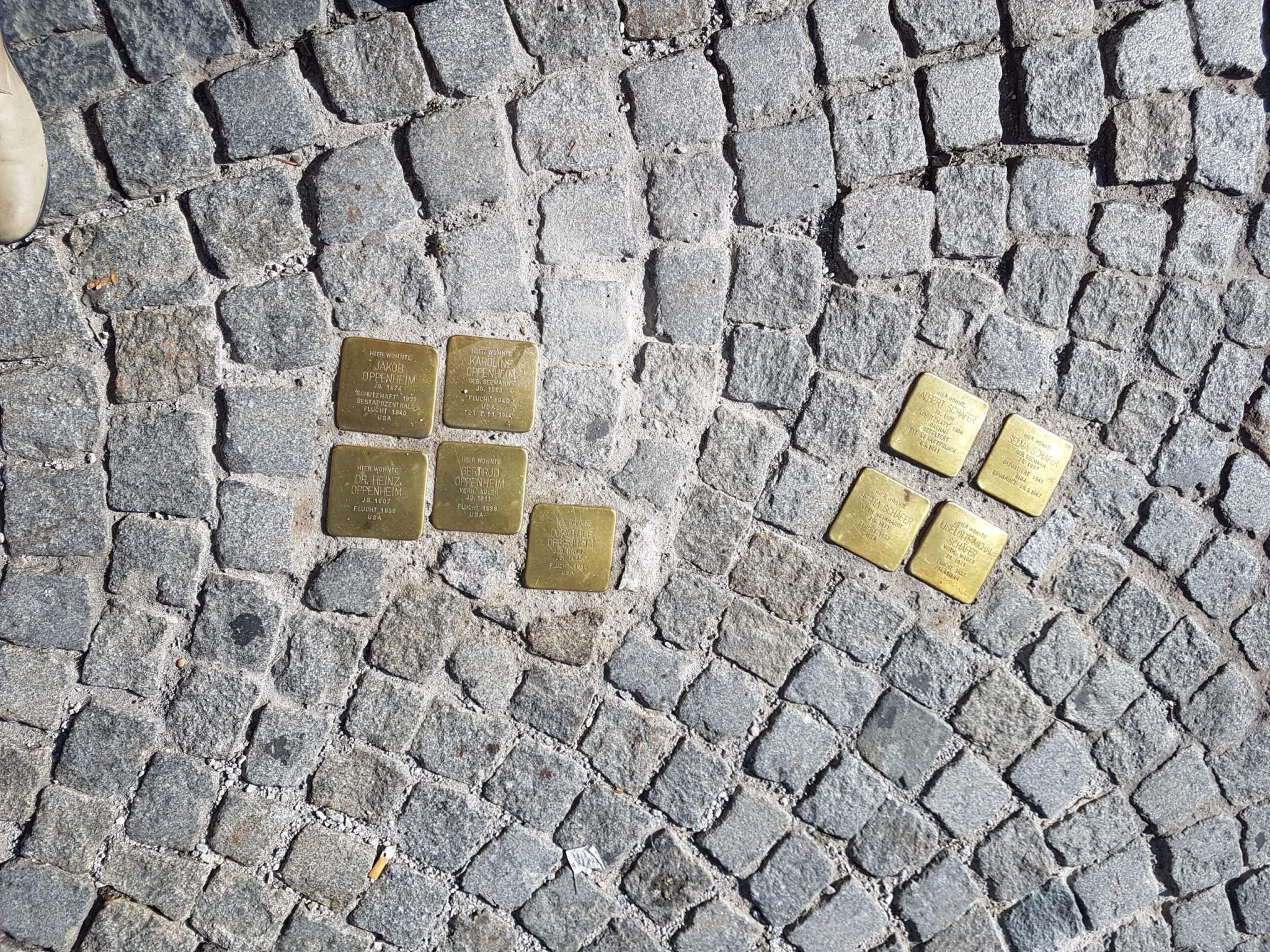 Stolpersteine in Tübingen